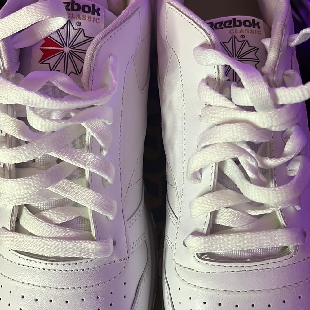 Reebok Men Classic Leather Sneaker US-White 11